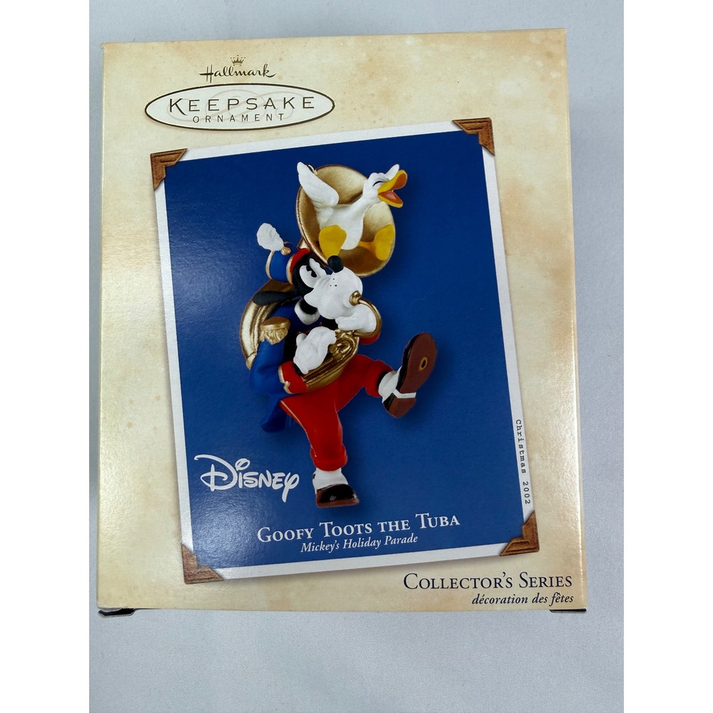 Hallmark Disney Goofy Toots the Tuba 2002 Mickey's Holiday Parade Ornament